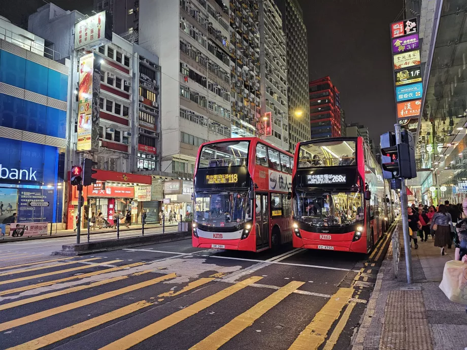 Автобуси на KMB на Nathan Road