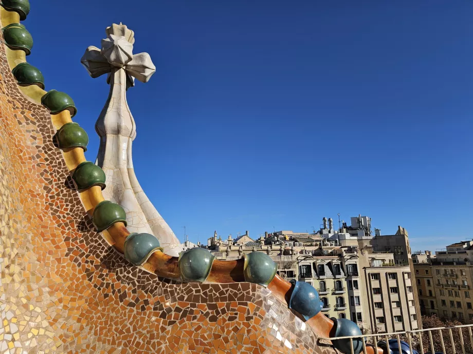 Тераса на Casa Battlo