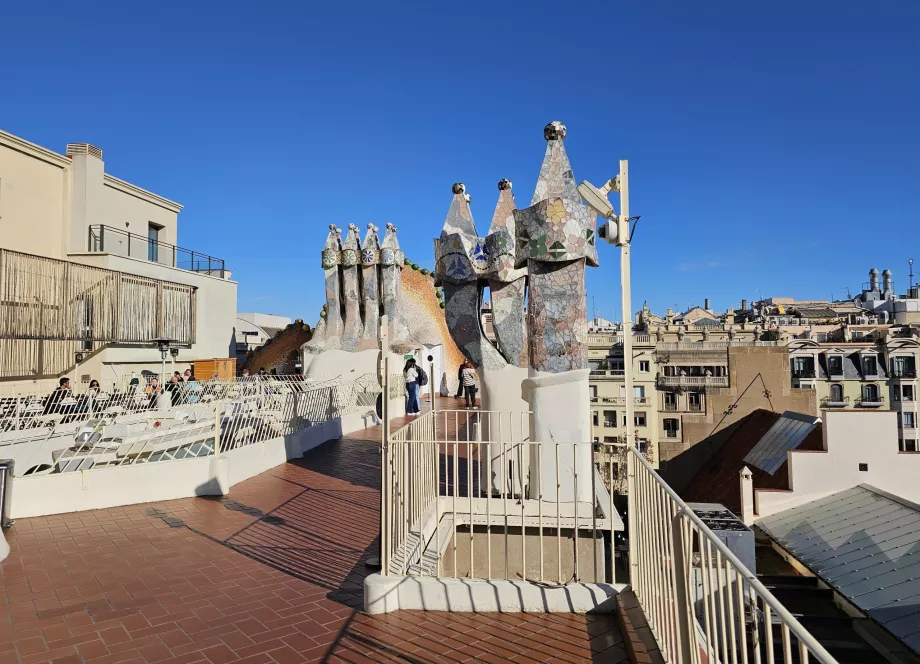 Тераса на Casa Battlo