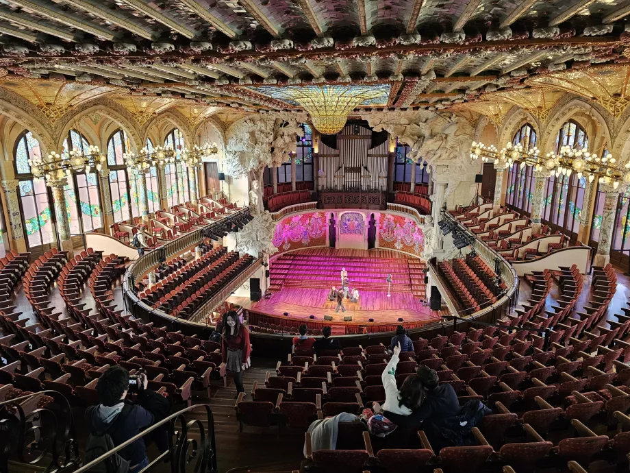 Palau de la Música Catalana, интериор