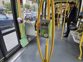 Валидатори за билети в трамвая