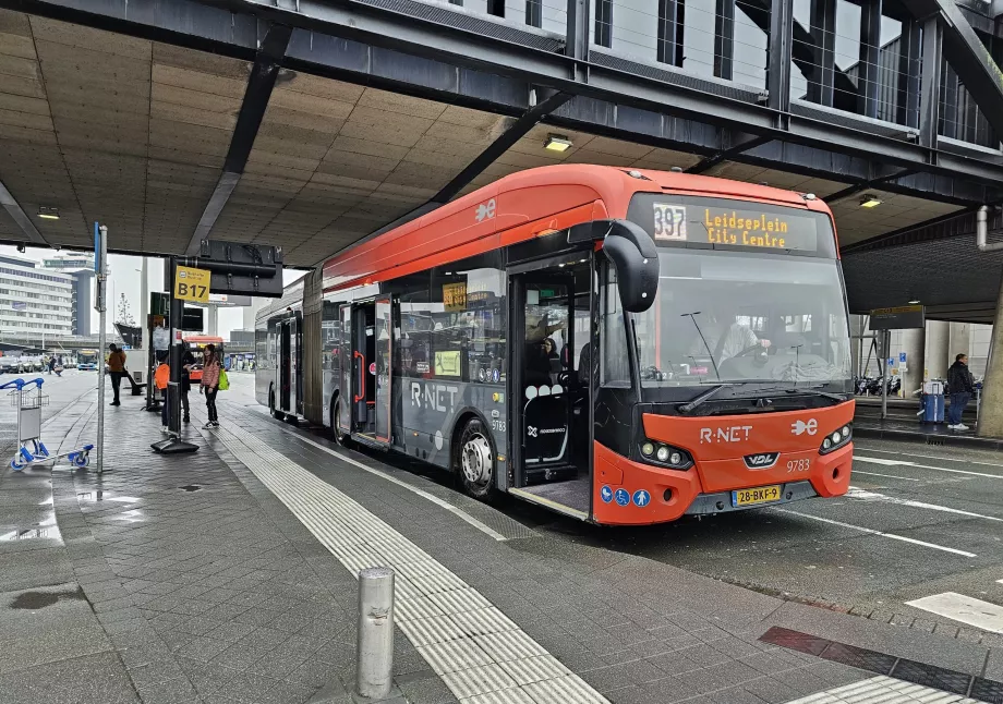 Bus stop 397, AMS Airport