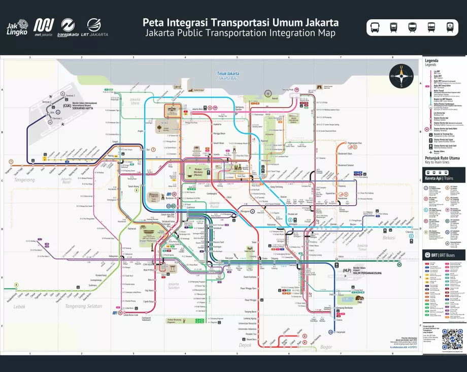 Карта на автобуси, влакове и метро