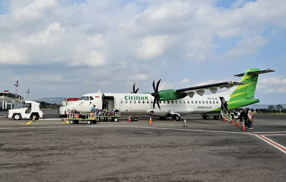 Citilink, ATR72, летище Yogyakarta JOG Airport