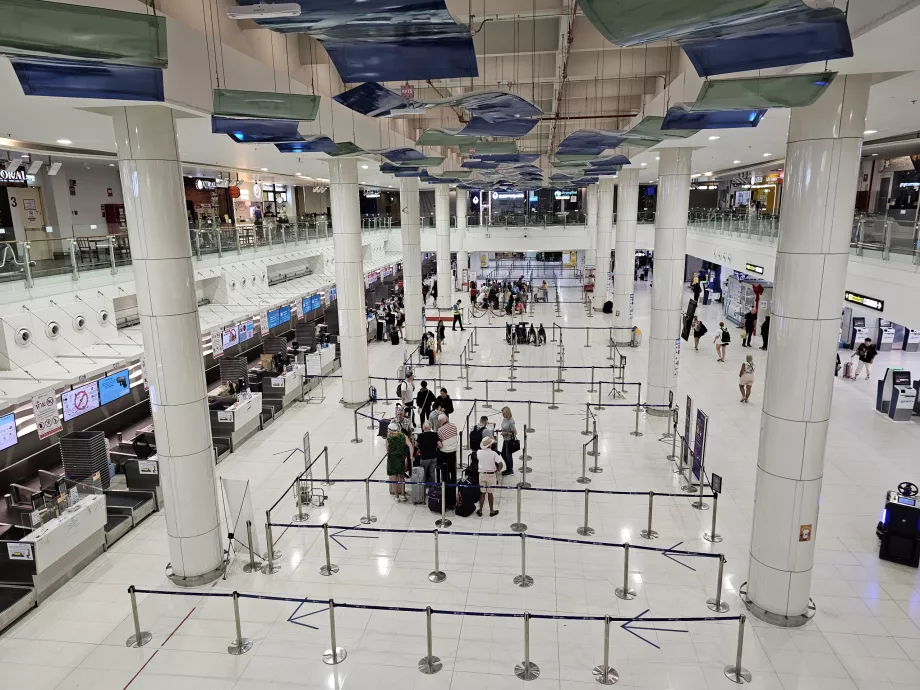 Departure hall, domestic terminal