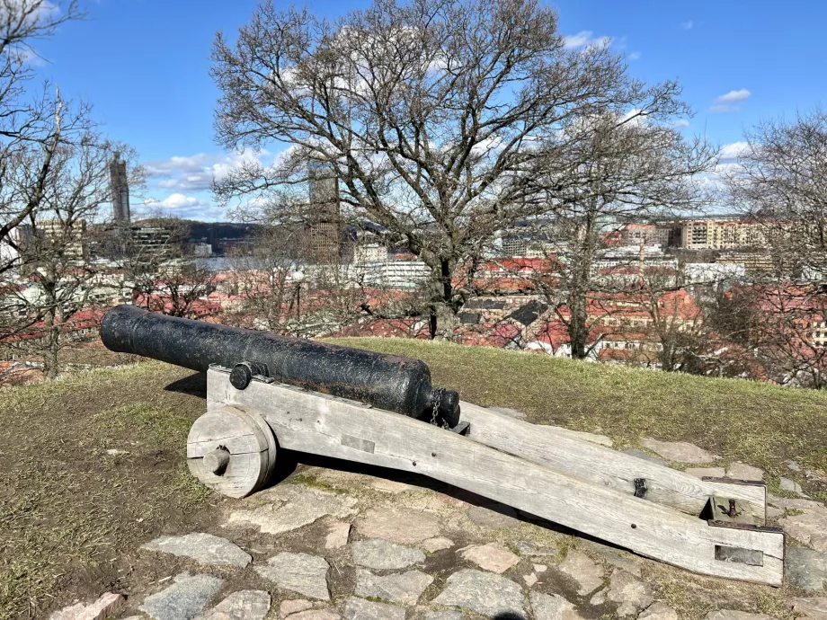 Историческо оръдие в Skansen Kronan