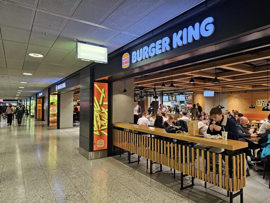 Заведение за хранене, Burger King (транзитна зона)