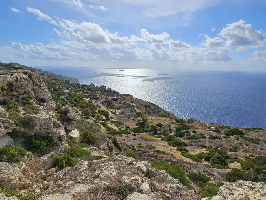 Полета покрай скалите Dingli