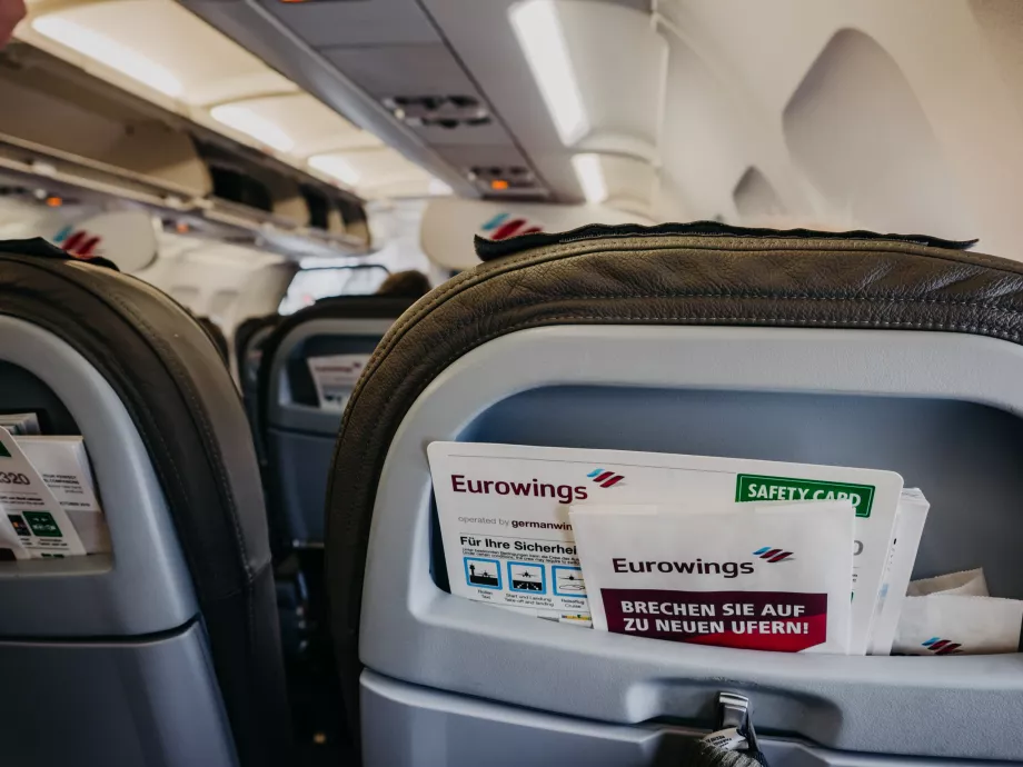 Кабина на Eurowings